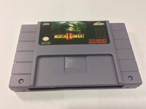 Juego Mortal Kombat 2 Compatible Con Snes