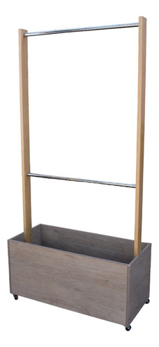 Closet Hogare, Perchero Organizador, Percheros De Madera Color Rustik