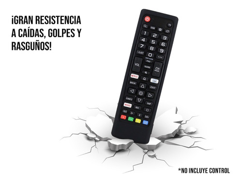 Imagen 5 de 10 de Funda Para Control LG Akb75095307 Smart Tv Case Silicon