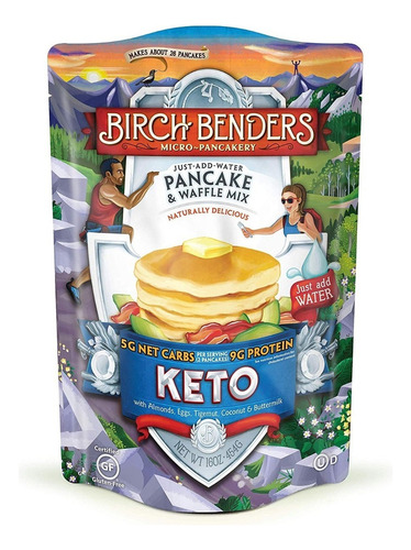 Birch Benders keto pancake y waffle mix 283g