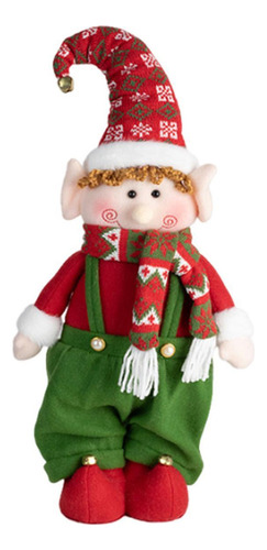 Muñeca De Pie Navideña Ajustable Figura De Muñeca Sin Rostro