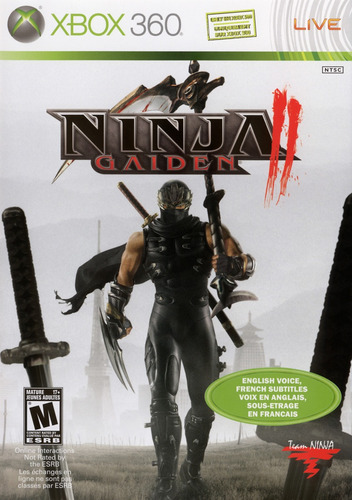 Xbox 360 Ninja Gaiden 2 Team Ninja Videojuego Físico