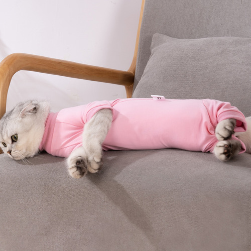 Traje De Recuperación Para Gatos Para Heridas Abdominales Y