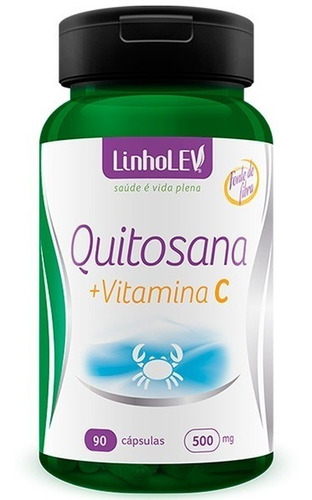 Quitosana 90 Cápsulas 500mg  - Emagrecedor