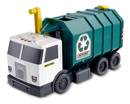 Matchbox Camión De Basura Grande [exclusivo De Amazon] Mul.