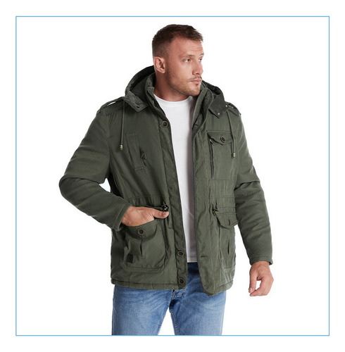 Chaqueta Esquí Para Hombre Chaqueta Polar Senderismo Capucha
