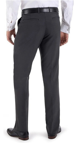 Pantalón Yale Hombre Vestir Liso Sin Pinzas Recto Marquiz