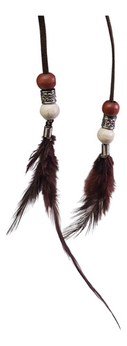 Tira Accesorio Simil Gamuza Con Plumas X 2 Uni Art.285tgp001 Chocolate