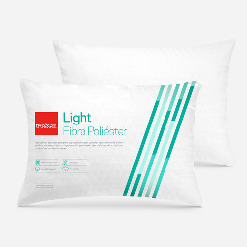 Cama Europea Rosen Ergo T New 1 Plaza + Almohada Light