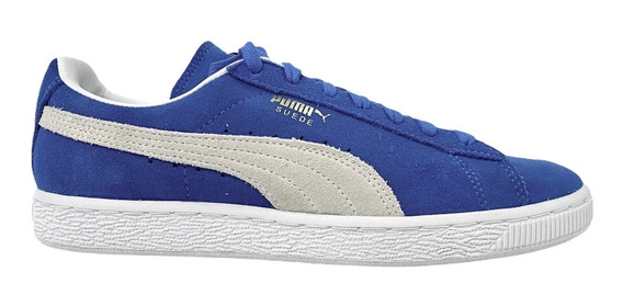 tenis puma gamuza azules