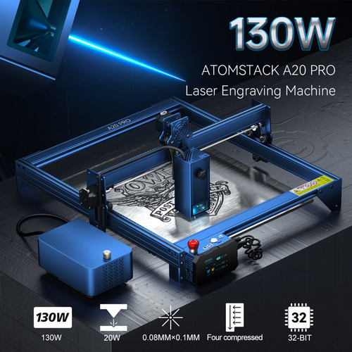 Grabado Láser Atomstack A20 Pro 20w Con Bomba De Aire Kit