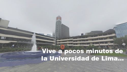 Imagen 9 de 12 de Departamento Con Balcon Vista A Calle 2do Piso En Chacarilla San Borja