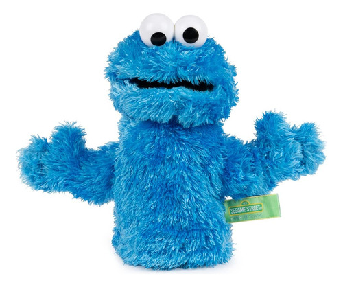 Barrio Sésamo Marioneta, Cookie Monster, 11 Pulgadas, Azul