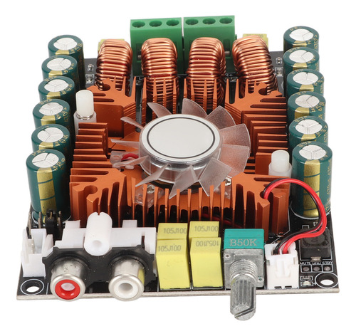 Placa Amplificadora Digital, Potência Estéreo, 2x160 W, Soni