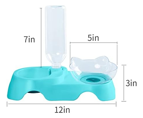 Milifun Cuencos Dobles Para Perros Y Gatos Juego De Cuencos