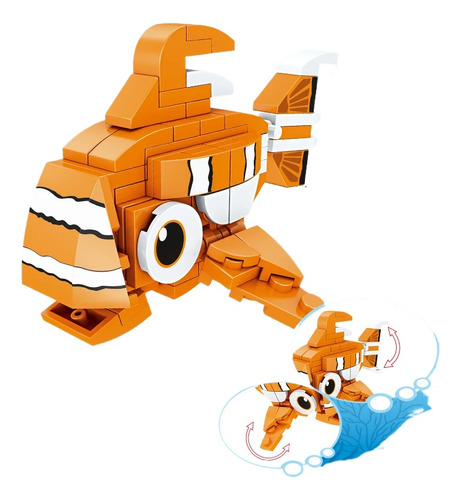 Juguete Sea World Building Blocks Con Forma De Ballena, Lang