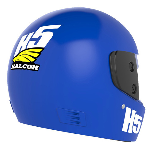Casco Moto Halcon H5 Integral Azul Tienda Oficial