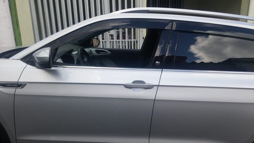 Imagem 9 de 12 de T-cross Highline 1.4 Tsi Flex 2021 Prata Un Dono Gar Fabr