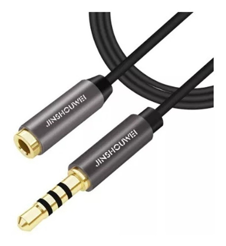 Cable Audio Adaptador Extension Microfono Lavalier Auxiliar Jack 3.5 Mm Pc 3 M 3a Macho A Hembra