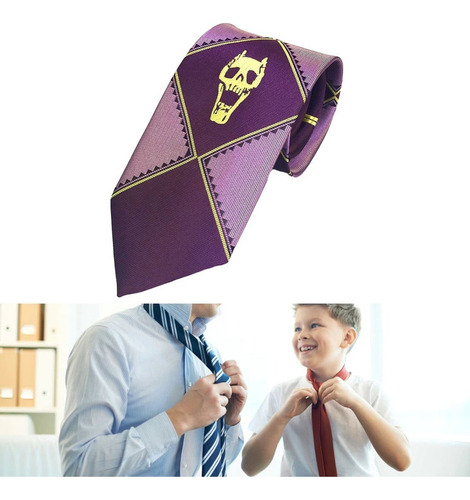 Corbata Estampado De Calaveras Dibujos Animados Cosplay