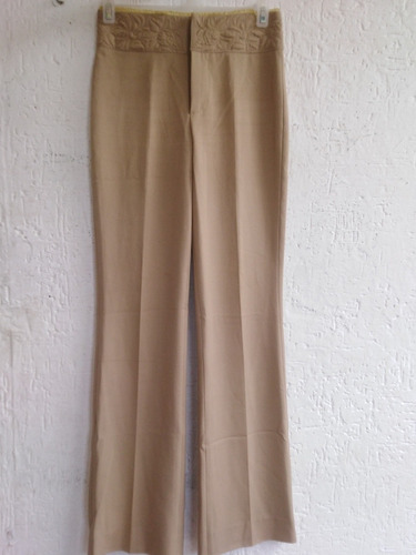 Pantalon Formal Vertigo Elegante Color Mostaza Talla 2 Usa