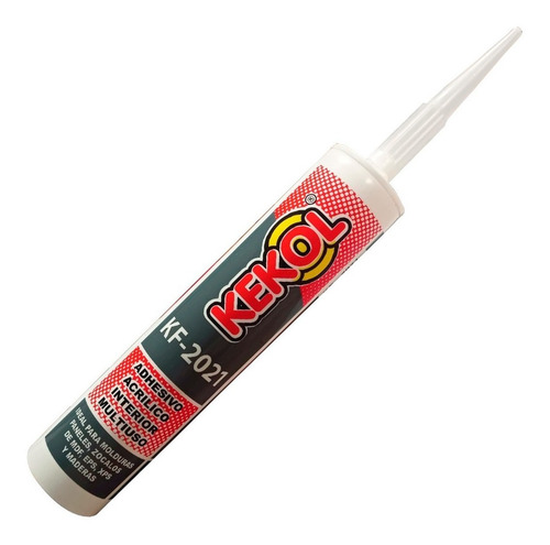 Pegamento Líquido Kekol KF-2021 color blanco de 380g no tóxico