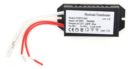 Transformador Electrónico De Voltaje De 120w 220v A 12v