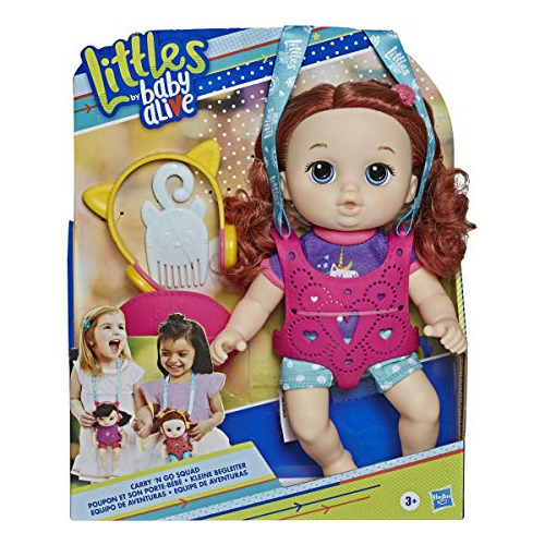 Muñeca Baby Alive Littles Zoe Con Accesorios Y Bolso.