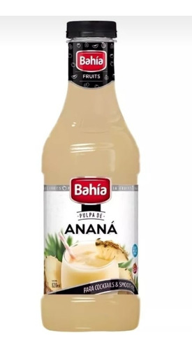 Pulpa De Anana Bahia Premium Por 820gr. Pulpas Frutales. 