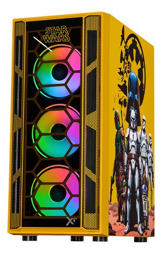 Xtreme Pc Gaming Amd Radeon Rx 7600 Ryzen 7 5700g 32gb Ssd 1tb Sistema Liquido Wifi Starwars