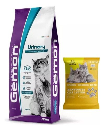 Gemon High Premium Gato Urinary Pollo Y Arroz 7 Kg