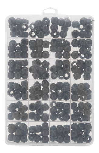 Perlas Para Trenzar El Pelo, 240 Unidades, De Plástico, Colo