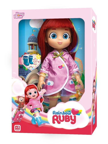Brinquedo Boneca Rainbow Ruby Original Babybrink