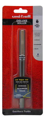 1 Pluma Boligrafo Uniball Deluxe Roller 0.5mm Azor Ub155