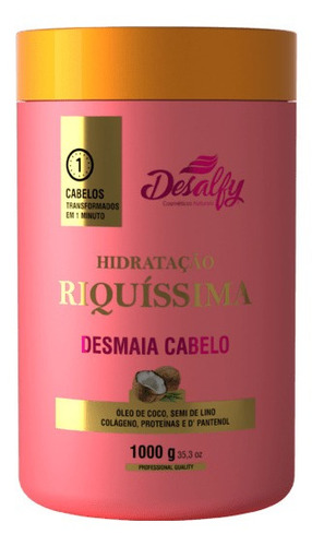 Máscara De Hidratação Riquíssima - Óleo De Coco - 1000g