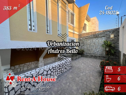 Casa Quinta En Venta Urb Andres Bello Las Delicias 24-18025 Jja