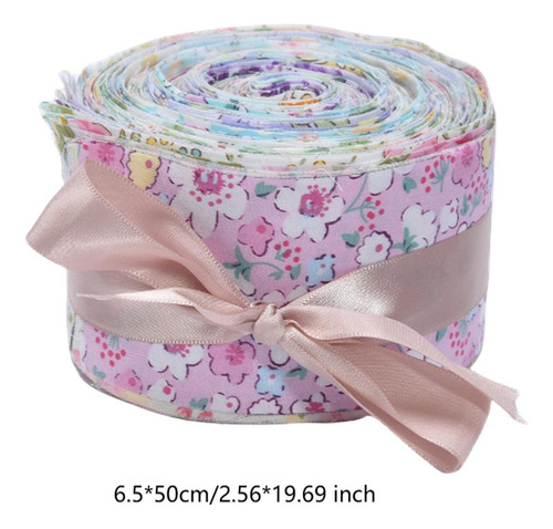 40 Uds. De Tela Acolchada, Tiras De Rollo De 6,5 Cm X 50 Cm
