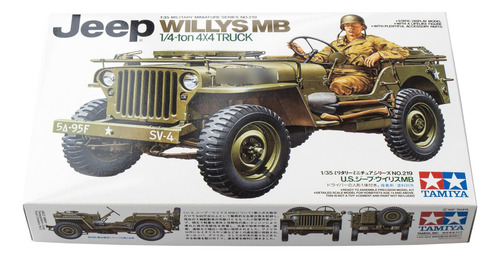 Jeep De Juguete Tamiya 35219 1/35 Us Willys Mb
