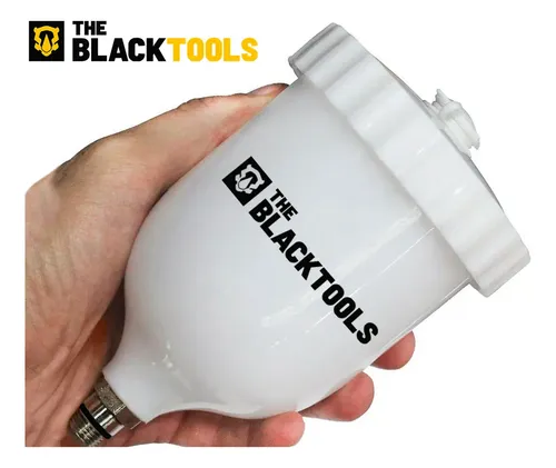 Kit 2 Unidades Copo Caneca Pistola De Pintura 600ml Cor Branco