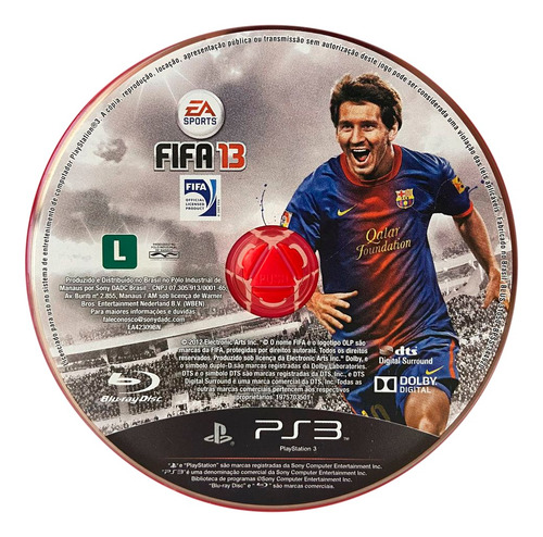 Jogo Fifa 13 Standard Ps3 Mídia Física (Recondicionado)