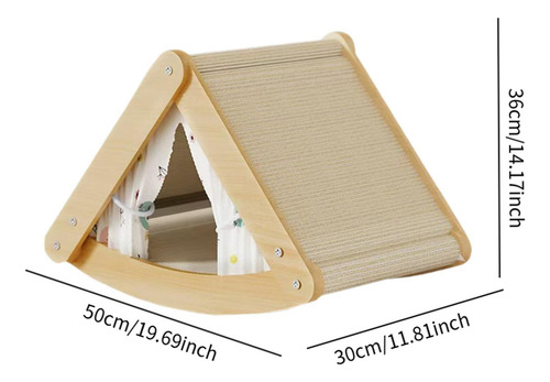 Cat Scratcher House Para Gatos Internos, Economia De Animais