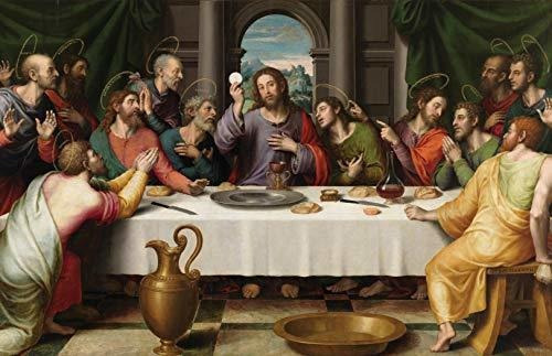 Póster De La Última Cena, 17 Por 11 Pulgadas, Obra De Arte