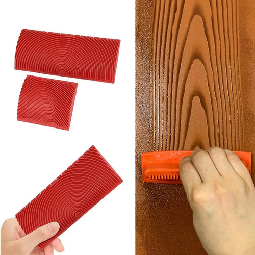 Hu Juego Herramientas Granulado Madera 8 Uds,
