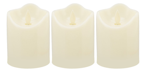 Vela De Plástico Sem Chama Led Swing Candle