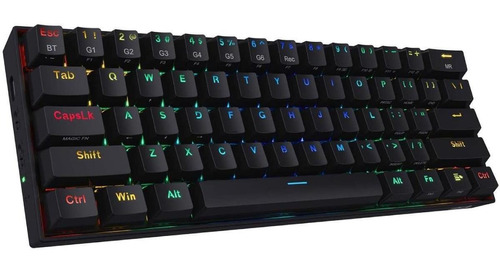 Teclado Redragon K530-rgb Negro Inalambrico Dacronic