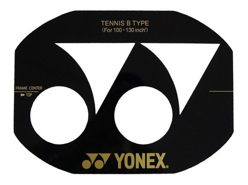 Stencil Yonex Para Pintar Cuerda De Raquetas Aro 100 - 130