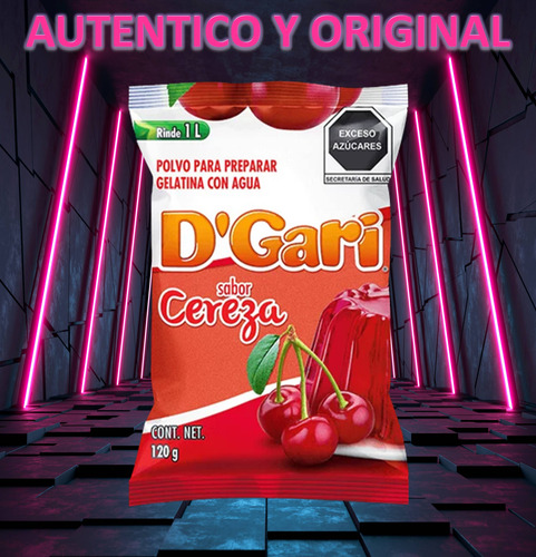 Dgari® 3 Gelatinas De Agua Varios Sabores Rinde 1 Litro Wow