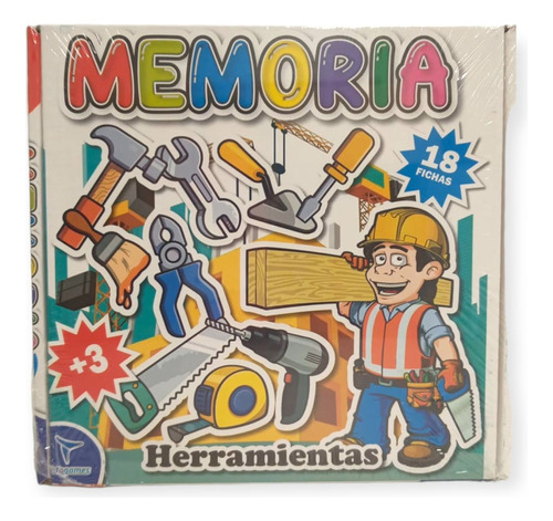 Juego De Mesa Memoria Toto Games Memotest Herramientas
