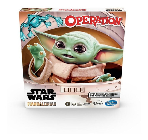Juego Mesa Operación Star Wars Mandalorian El Niño Grogu