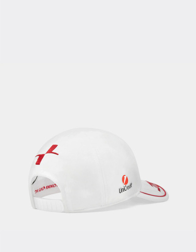 Gorra Ferrari Charles Leclerc Gp Miami 2025 Blanco Único